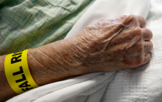 hospitalized elderly woman awaiting unsafe discharge